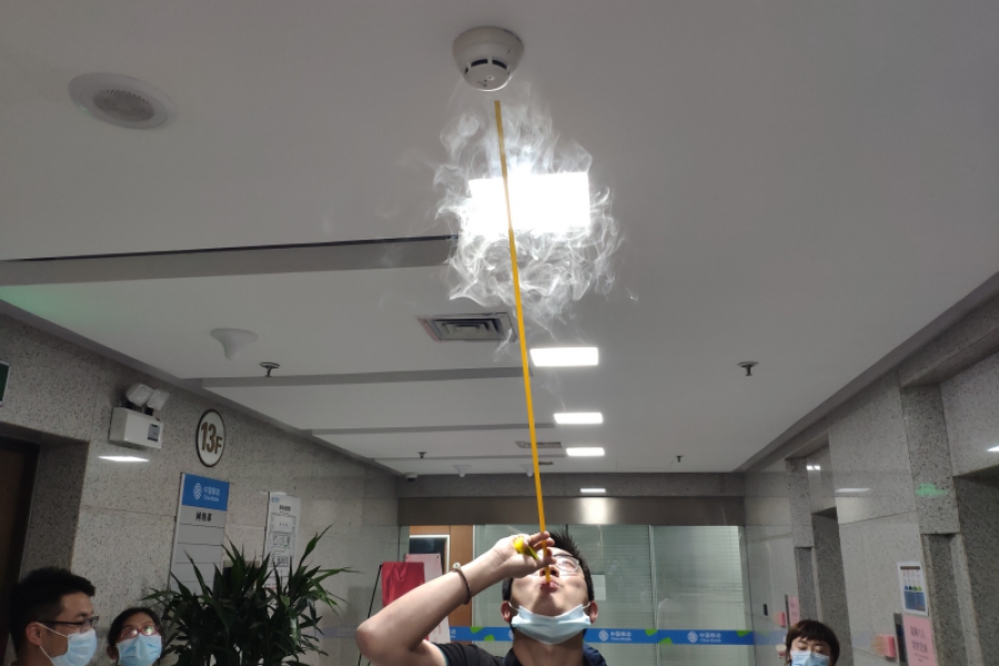 移動樞紐樓項(xiàng)目消防聯(lián)動測試