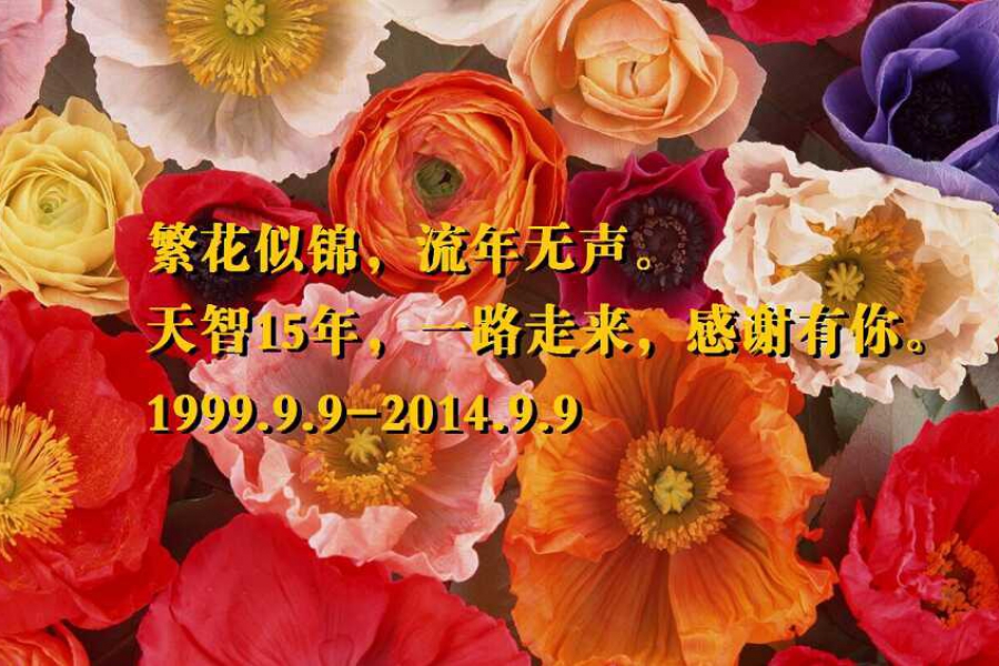 天智十五年，一路走來(lái)，感謝有你。