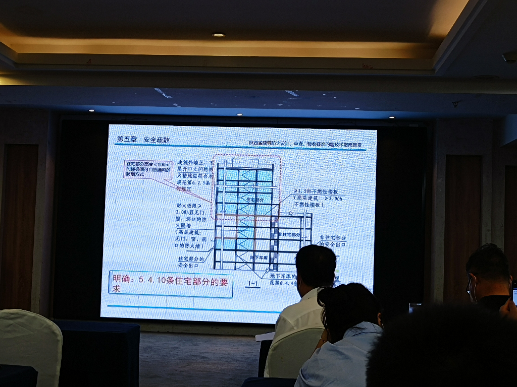 參加陜西省消防協(xié)會《陜西省建筑防火設(shè)計(jì)、審查、驗(yàn)收疑難問題技術(shù)指南》培訓(xùn)會議(圖4)